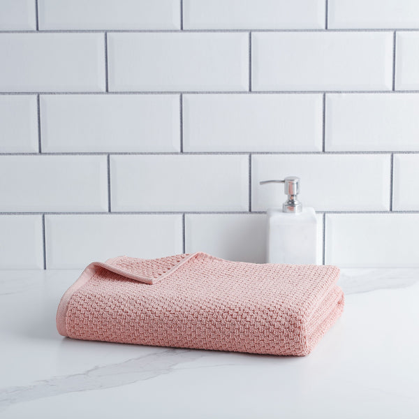 Popcorn Textured Towel, Bath Towel, Dark Grey