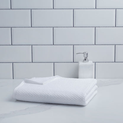 Popcorn Textured Towel, Bath Towel, Dark Grey
