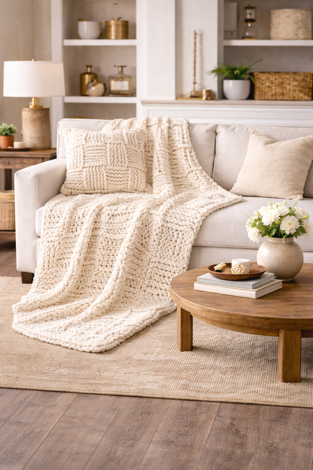Supreme Plush Square Knit Throw