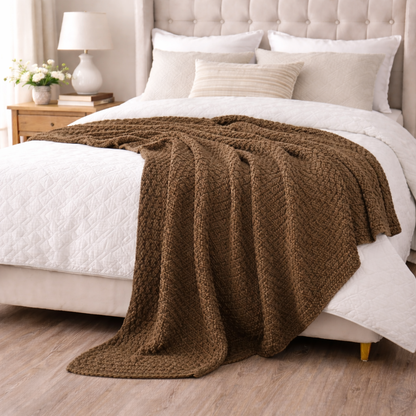 Basket Knit Throw