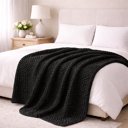 Basket Knit Throw