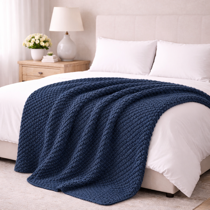 Basket Knit Throw
