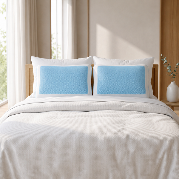 Chill Wave Memory Foam Gel Pillow