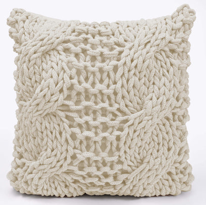 Chunky Cable Knit Accent Pillow