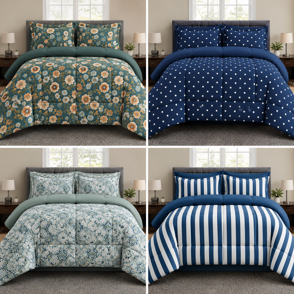 3-Piece Comforter Set: Case Pack 2