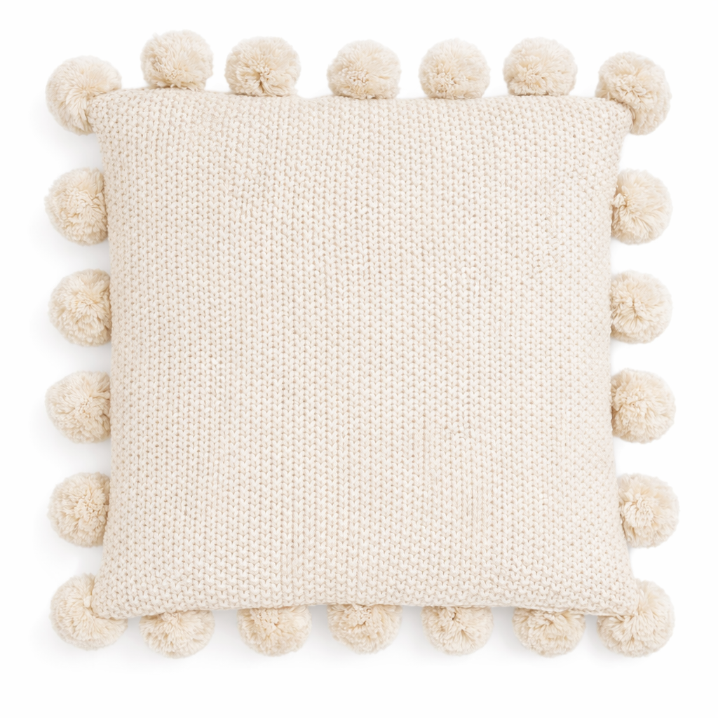 Moss Poms Accent Pillow