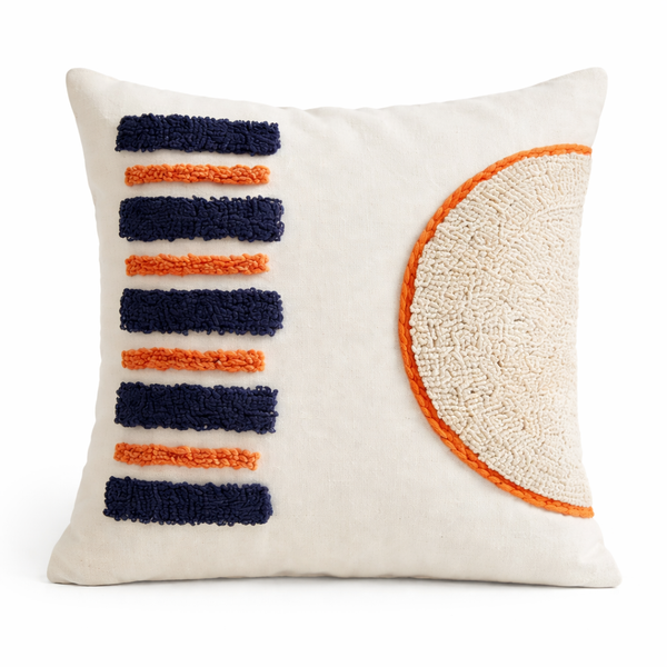 Orange Sunrise Accent Pillow