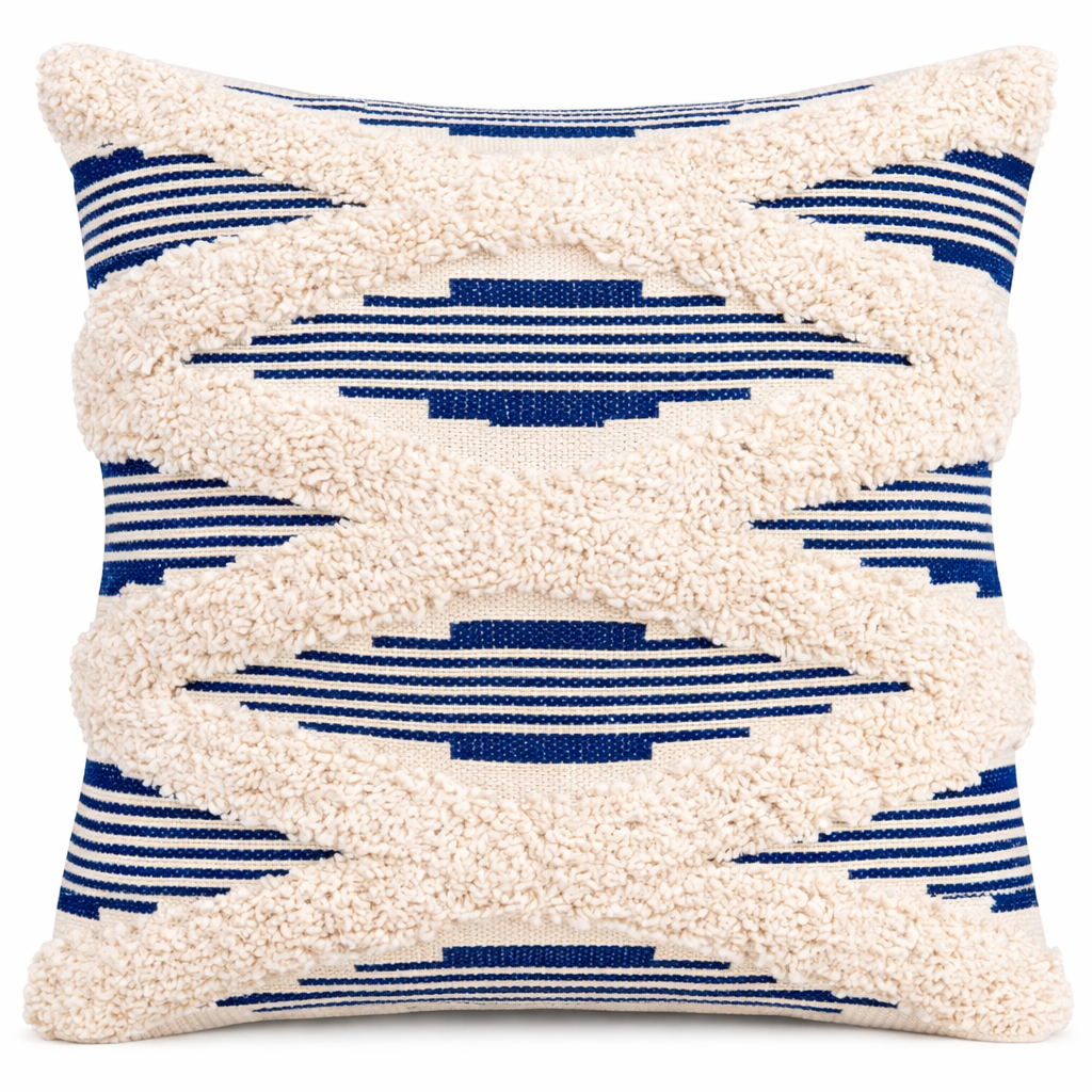Tuft Diamond Accent Pillow